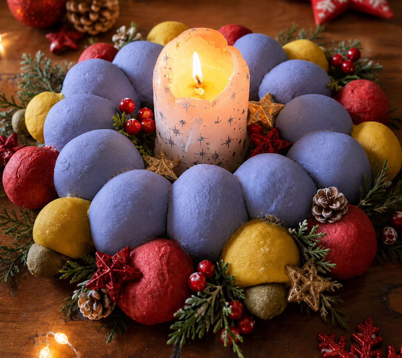 Coloranti naturali e arte bianca: speciale lievitati del Natale!